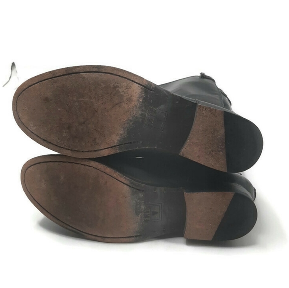 FRYE Melissa black button back zip boots sz 6 - Picture 8 of 12